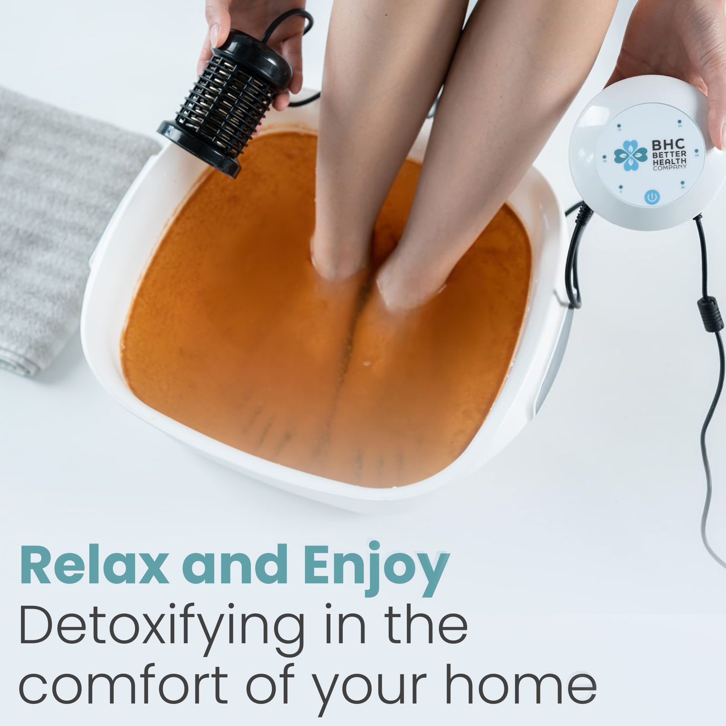 Ionic Foot Bath Detox Machine for Home Use - 2 Round Arrays