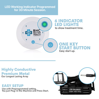 Ionic Foot Bath Detox Machine for Home Use - 2 Super Duty Arrays