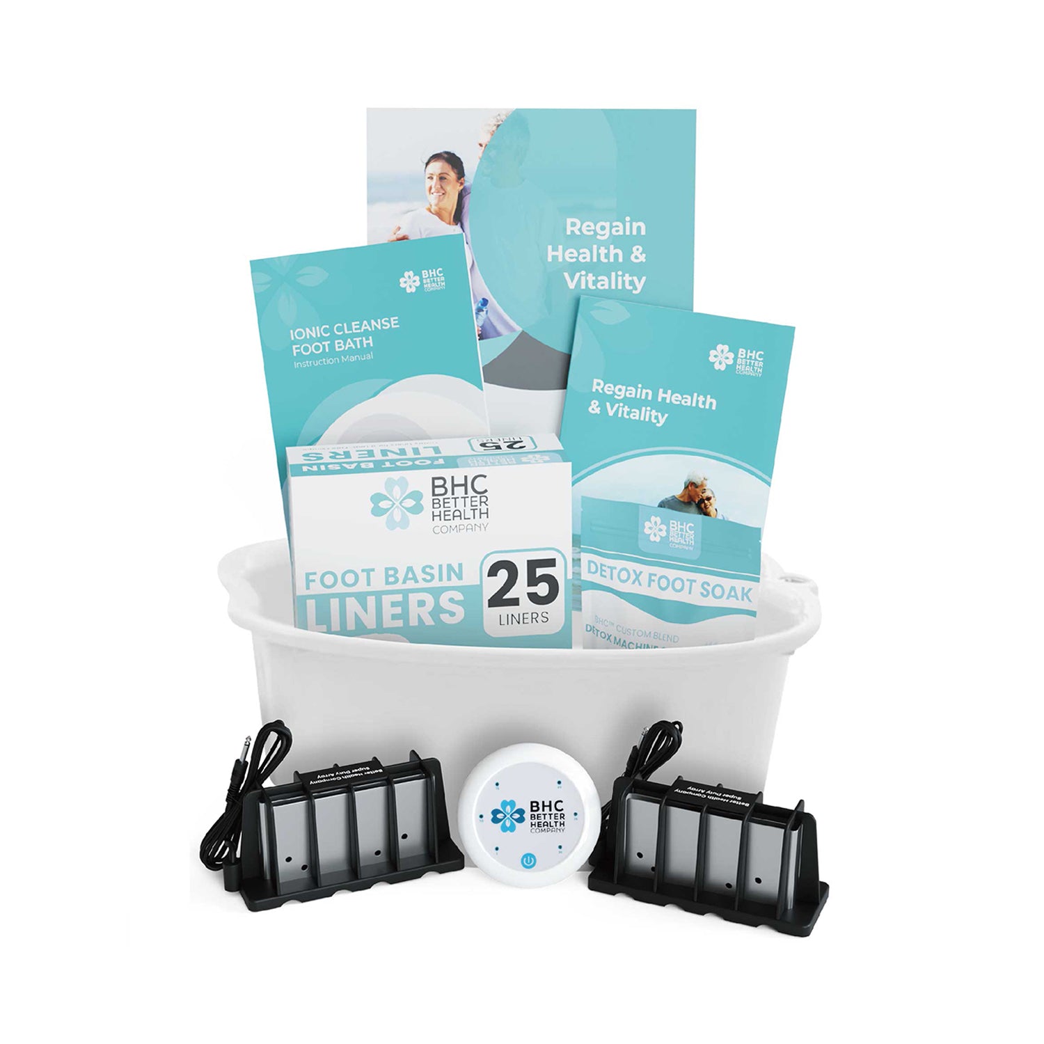 Ionic Foot Bath Detox Machine for Home Use - 2 Super Duty Arrays