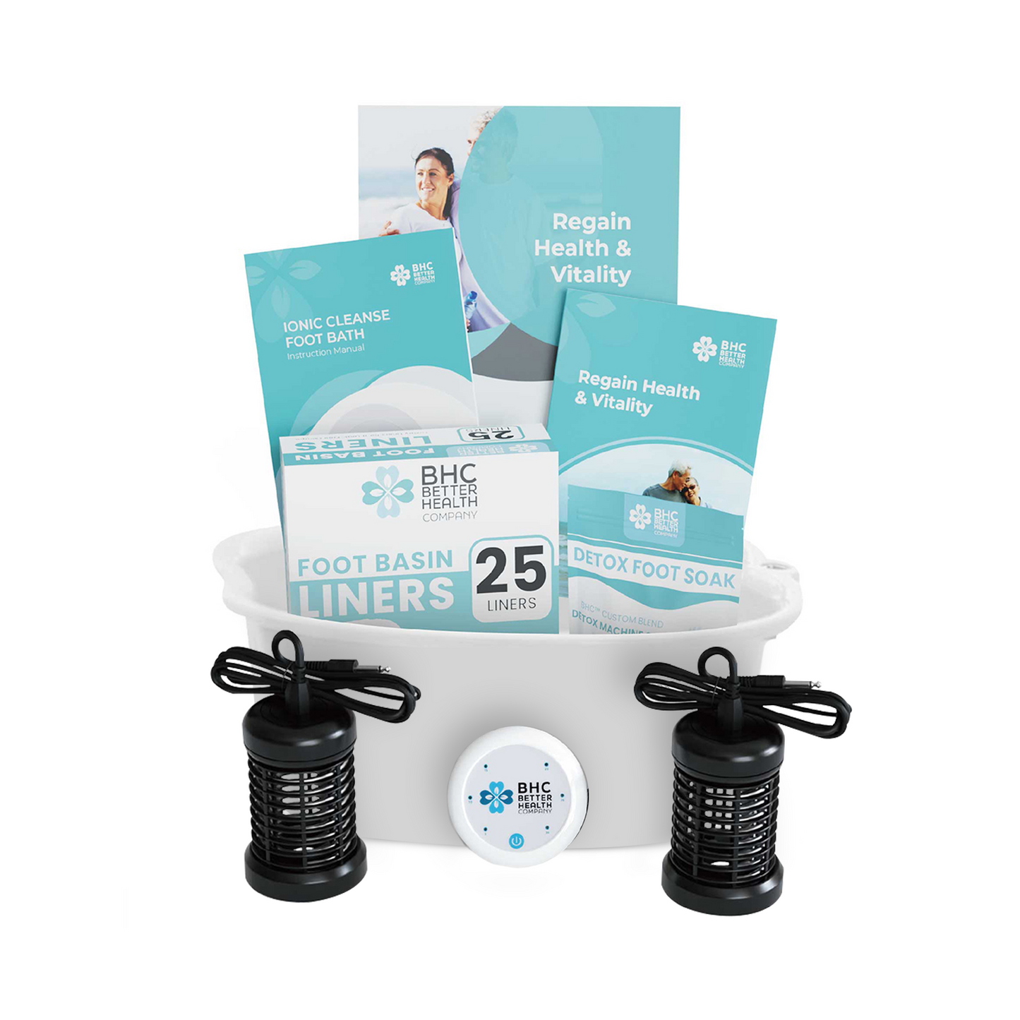 Ionic Foot Bath Detox Machine for Home Use - 2 Round Arrays